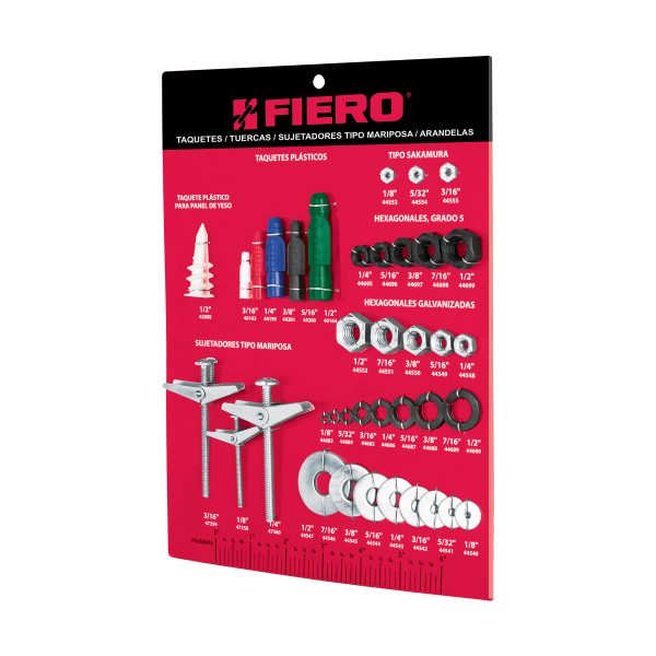 55695 - Exhibidor Fiero de taquetes, tuercas y arandelas