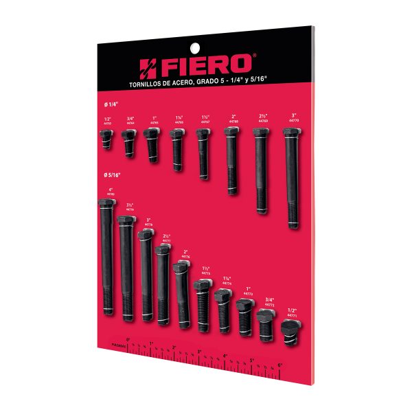 55698 - Exhibidor Fiero de tornillos #1, grado 5