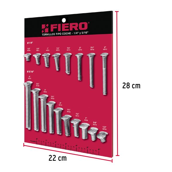 55701 - Exhibidor Fiero de tornillos #1, tipo coche
