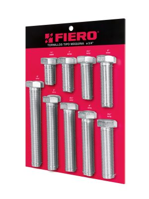 55904 - Exhibidor Fiero con tornillos tipo máquina, 3/4'