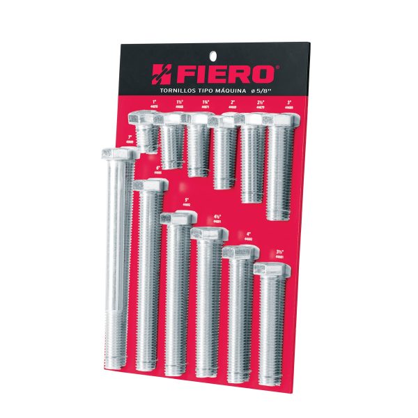55903 - Exhibidor Fiero con tornillos tipo máquina, 5/8'