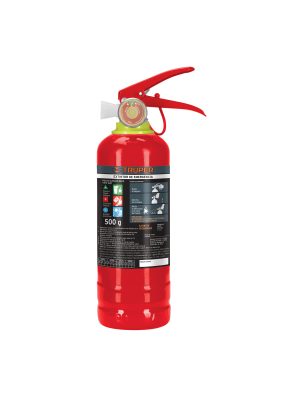 EXT-500.jpg 101172 - Extintor portátil recargable 0.5 kg, polvo tipo ABC, Truper