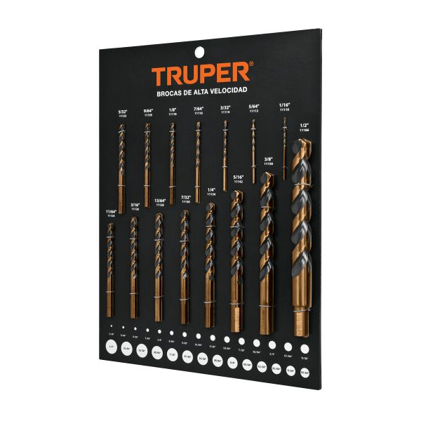 55565 - Exhibidor Truper de brocas de alta velocidad