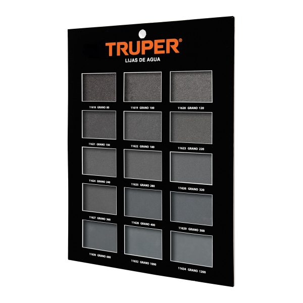 55559 - Exhibidor Truper de lijas de agua