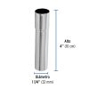 49295 - Extensión 10 cm latón cromado para contra de lavabo, 1-1/4'