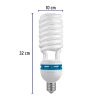 48261 - Lámpara espiral 105 W base mogul E39 220 V luz día, caja