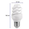 46847 - Lámpara espiral T3 11 W luz de día en blíster, Volteck