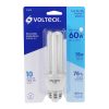 46844 - Lámpara triple T3 15 W luz de día en blíster, Volteck