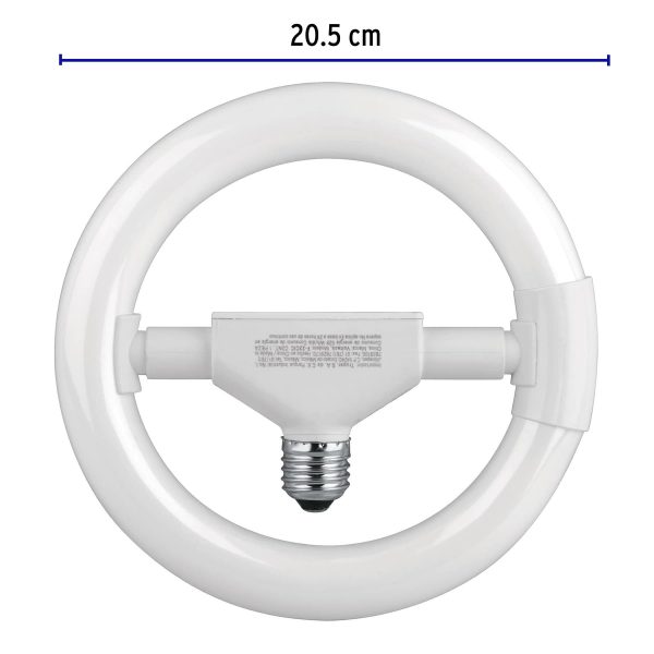 48236 - Lámpara circular T9 22 W luz de día en caja, Volteck