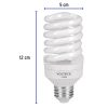 48506 - Lámpara espiral mini T2 25 W luz de día en blíster, Volteck