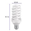 46851 - Pack 4 lámparas espiral T4 28 W luz de día, caja, Volteck