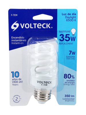 F-7EME1.jpg 48202 - Lámpara espiral mini T2 7 W luz de día en blíster, Volteck