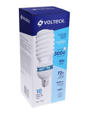 48260 - Lámpara espiral 85 W base mogul E39 220 V luz día, caja