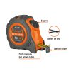 10746 - Flexómetro Auto-Lock contra impactos 3 m cinta 16 mm, Truper