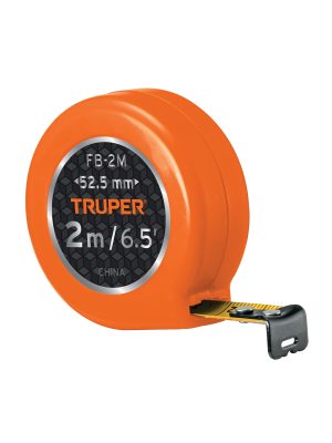 FB-2M.jpg 103090 - Flexómetro de bolsillo 2 m cinta 13 mm, TRUPER