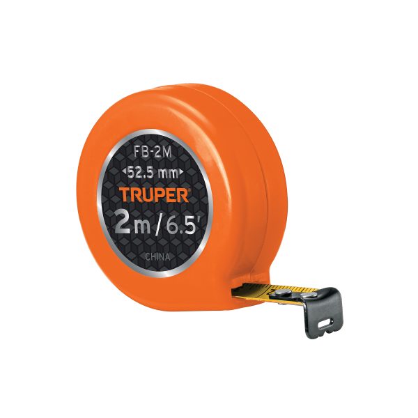 103090 - Flexómetro de bolsillo 2 m cinta 13 mm, TRUPER