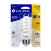 48505 - Lámpara espiral mini T2 13 W luz cálida en blíster, Volteck