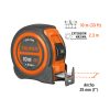 102332 - Flexómetro compacto contra impactos 10 m cinta 25 mm, TRUPER
