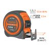 12773 - Flexómetro compacto contra impactos 5.5 m cinta 25 mm,TRUPER