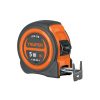12772 - Flexómetro compacto contra impactos 5 m cinta 19 mm, TRUPER