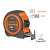 12772 - Flexómetro compacto contra impactos 5 m cinta 19 mm, TRUPER