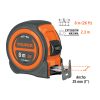 12774 - Flexómetro compacto contra impactos 8 m cinta 25 mm, TRUPER