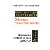 102598 - Flexómetro contra impactos 5 m, Cinta Negra 19 mm, Truper