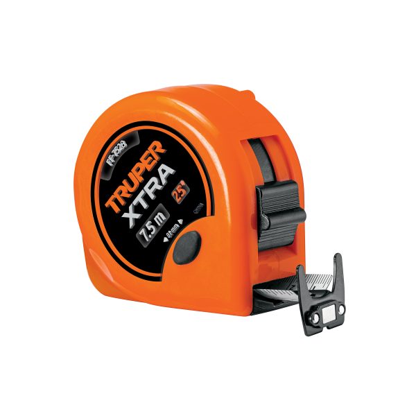15025 - Flexómetro XTRA 7.5 m cinta extra ancha 28 mm, Truper