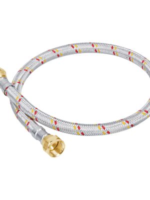 24060 - Manguera para gas, aluminio, 3/8', 60 cm, Foset Basic