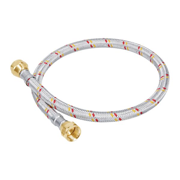 24060 - Manguera para gas, aluminio, 3/8', 60 cm, Foset Basic