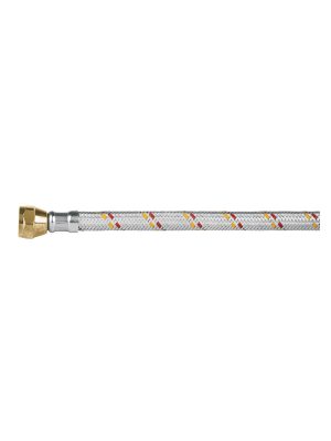 24061 - Manguera para gas, aluminio, 3/8', 100 cm, Foset Basic
