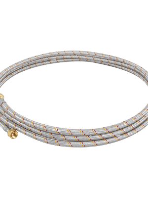 24065 - Manguera para gas, aluminio, 3/8', 400 cm, Foset Basic