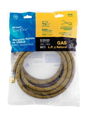 FGA-40VE1.jpg 49188 - Manguera para gas, vinilo, 3/8' x 3/8', 400 cm, Foset