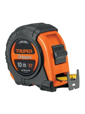 14582 - Flexómetro Gripper contra impactos 10 m cinta 32 mm, Truper