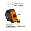 14582 - Flexómetro Gripper contra impactos 10 m cinta 32 mm, Truper