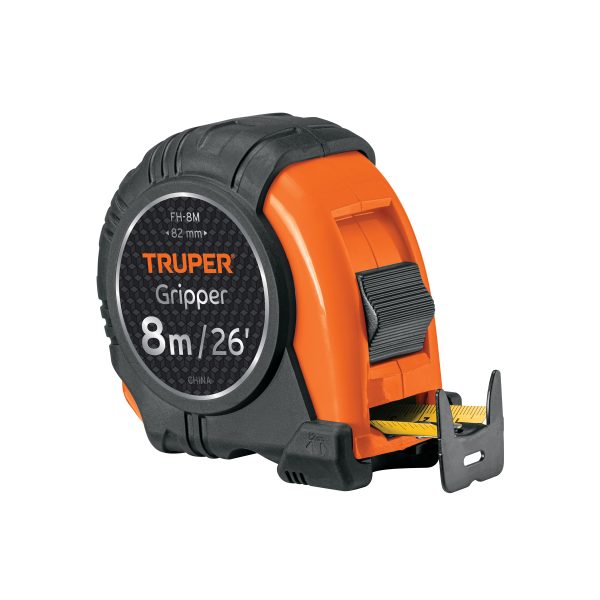 102666 - Flexómetro Gripper 8 m cinta 25 mm display box con 6 piezas