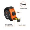 15389 - Flexómetro contra impactos 8 m cinta 25 mm grad. métrica