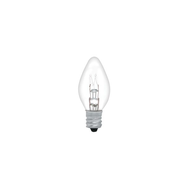 46823 - Caja con 50 focos incandescentes transparentes base E12 7.5W