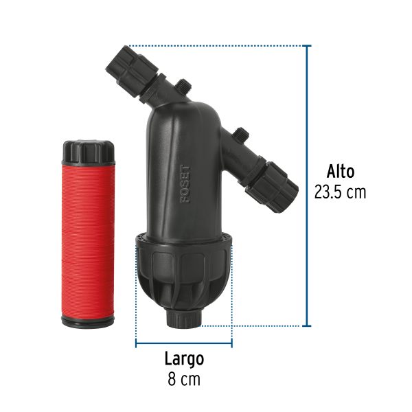 44187 - Filtro para agua, lavable, tecnología de discos, FOSET