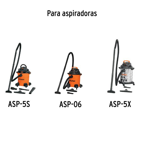 12082 - Filtro de papel para aspiradoras 5 y 6 gal, TRUPER