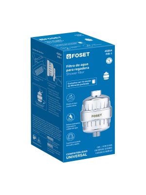 45854 - Filtro de agua para regadera con Cartucho, FOSET