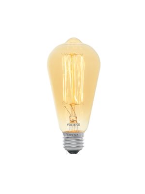 FIV-40E.jpg 47104 - Lámpara incandescente vintage 40 W tipo Edison, Volteck
