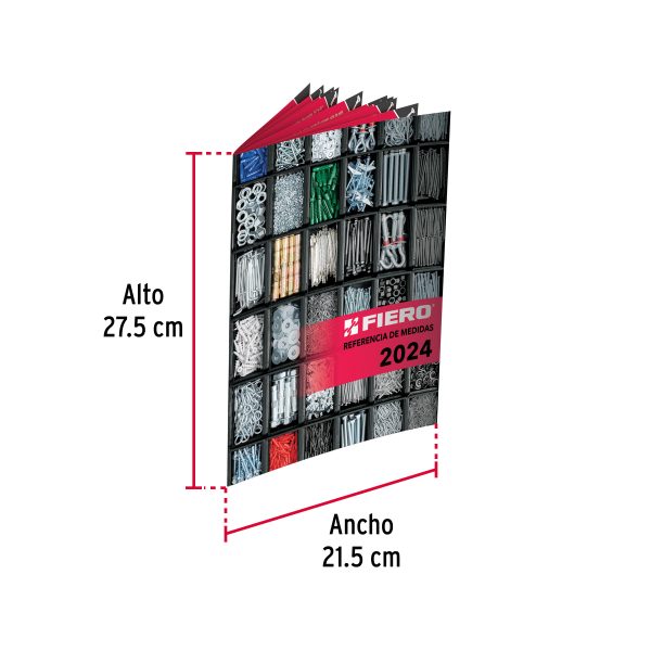 68006 - Muestrario de referencia para medidas de tornillería 2024