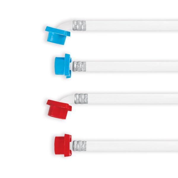 44177 - Juego de mangueras para lavadora, vinilo, c/codo 90, BASIC