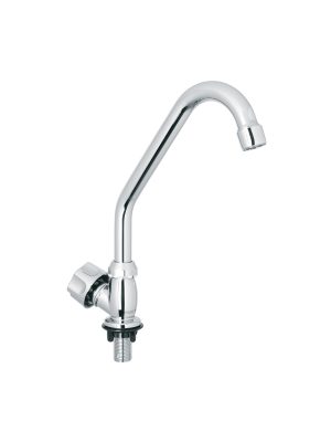 47379 - Llave individual fregadero,ABS,cuello corto,hexagonal, BASIC