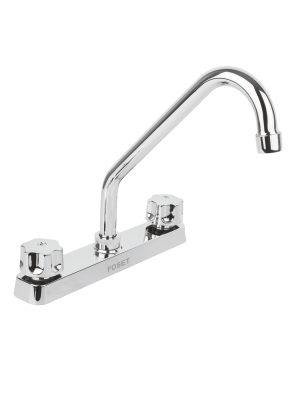 FP-318.jpg 49283 - Mezcladora 8' fregadero, ABS, cuello largo, hexagonal, BASIC