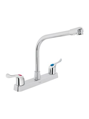 45516 - Mezcladora 8' fregadero, ABS, cuello cobra, palanca, BASIC