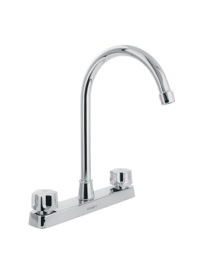 FP-320.jpg 48193 - Mezcladora 8' fregadero, ABS, cuello curvo, hexagonal, BASIC