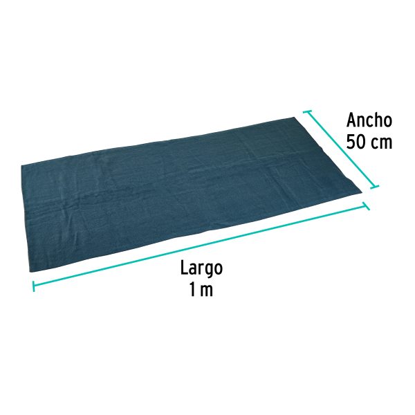 56026 - Franela gris de algodón de 1 m, KLINTEK
