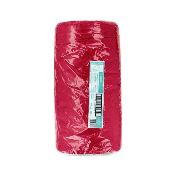 56022 - Rollo de 25 m de franela roja de algodón, KLINTEK